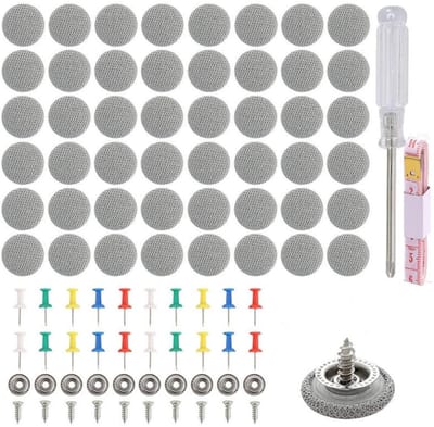 Allecto - Auto Hoogtes Reparatie Set - Auto Accessoires - 65 Stuks - Inclusief Pinnen Schroevendraaier Rolmaat - Geschikt voor Alle Automerken - Bl...