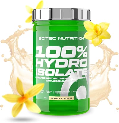 Scitec Nutrition® - 100% Hydro Isolate (700 gram - Vanilla) - Vanille - 30 eiwitshakes - proteine poeder - protein powder - eiwitpoeder - eiwit - eiwitshakes - proteine shake