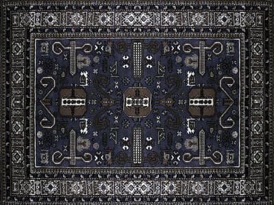 Vinyl | Vloerkleed vinyl | Nyla | 95x95 cm