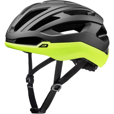 Julbo Fast Lane Fietshelm – Ultralichte Rennfietshelm met Fidlock® Magneetsluiting – Maat M 54-58 cm – Zwart Geel