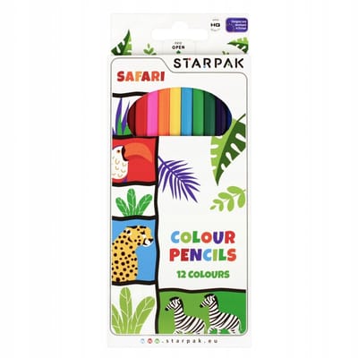 Starpak Kleurpotloden Safari 12 st