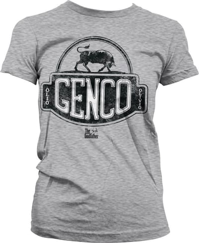 The Godfather Genco Olive Oil Girly Tee dames-T-shirt, heather-grijs