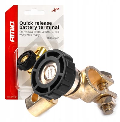 AMiO Serie - Accu Isolator - Obrotowy - 300A - Cynk en Kunststof