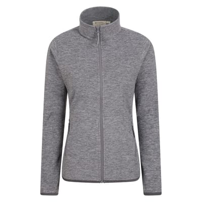 Mountain Warehouse Dames/Dames Snowdon II Melange Full Zip Fleecejack (Grijs)