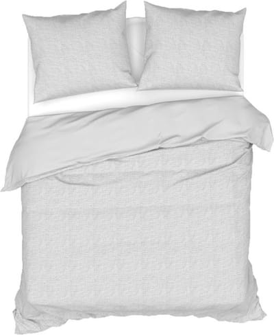 Heckett & Lane Dekbedovertrek Scarlett (Flint Grey)-140x200/220 cm