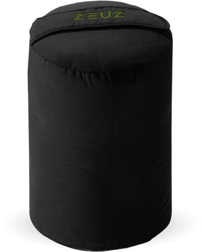 ZEUZ Strongman Zandzak - Sandbag voor Fitness, CrossFit & Krachttraining – 140 KG – Legergroen