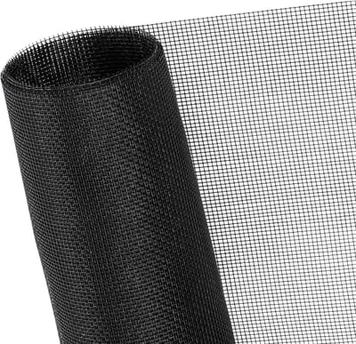 Raamhor 100 x 300 cm - Grijs - Gaas - Universele Raam Hor - Horrengaas op Maat - Zelf Hor Maken - Anti Muggen - Insectenhor - Deurhor