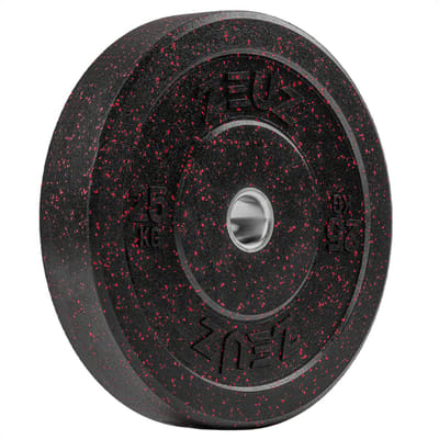 ZEUZ 1 Stuk Halterschijf 25 KG – Gewichten Set – 25kg Bumper Plates voor 50 mm Halter – voor CrossFit & Fitness