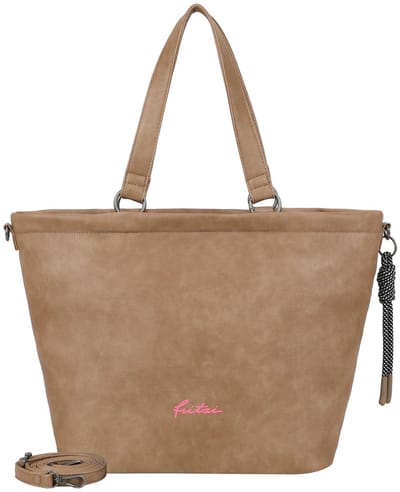 Fritzi aus Preußen shopper schoudertas Lou Shopper Taupe Lichtbruin