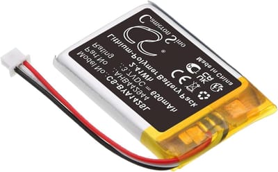 Batterij Babyfoon - Vervangende Batterij - Baby Monitor - Li-Polymer Technologie - 650mAh - Zwart