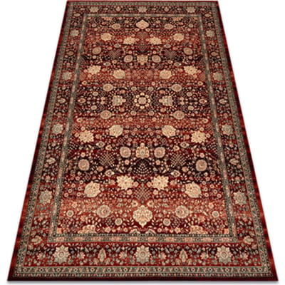 Kleden Rugsx Wollen tapijt KASHQAI 4365 300 Bloemen, kader 200x300 cm
