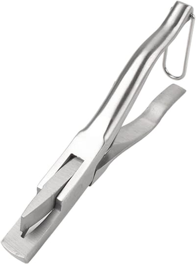 Inkeping Pincet - Vee Marker - Dier Identificatie - Roestvrij Staal - 15.5 cm - Zilver