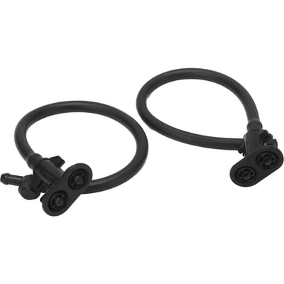 1 Paar Voorste Koplamp Sproeier LR058562 Vervanging voor Rover Discovery 4 LR4 L319 Facelift 2014 black