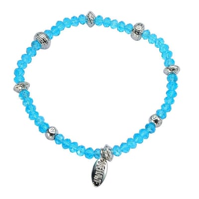Behave - Armband dames - Turquoise facetkralen - Zomerstijl