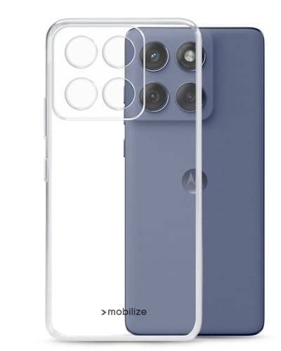 Mobilize Doorzichtig Hoesje geschikt voor Motorola Edge 60 Fusion Telefoonhoesje Flexibel TPU | Mobilize Gelly Case Backcover | Doorzichtig Telefoonhoesje Edge 60 Fusion | Edge 60 Fusion Case | Back Cover - Transparant