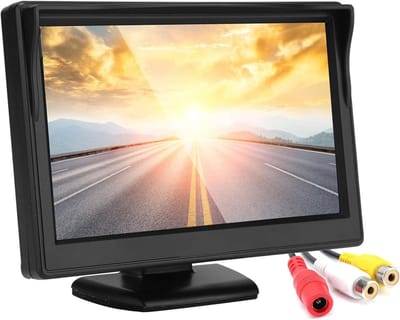 5-inch TFT Rearview Camera High Definition Monitor for Parking a Car Reversing