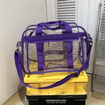 Waterdichte PVC Mode Casual Strandtas voor Mannen en Vrouwen Waterdichte Riem Schoenenopslag Jelly Transparante Zwemtas