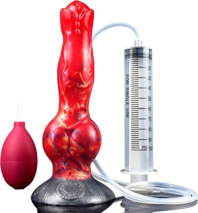 Bovista Realistische Squirting Dildo - Levensechte Spuitende Dildo - Cum Load - Voor Mannen & Vrouwen - Bewegende Dildo - Ejaculerende - Anaal