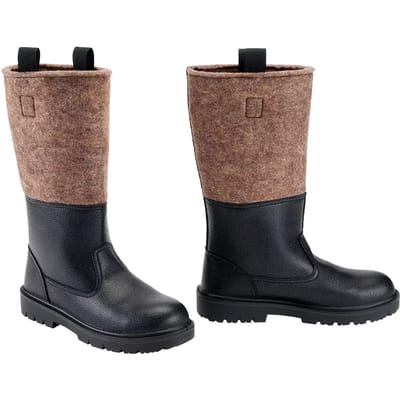 Brandit - Knobelbecher Filz Laarzen - 40 Shoes - Zwart/Bruin