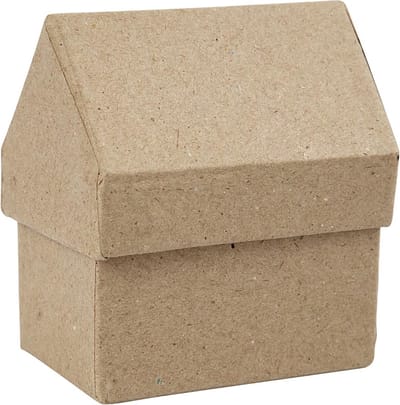 Creotime Huis, afm 6x8,5 cm, 4 stuks
