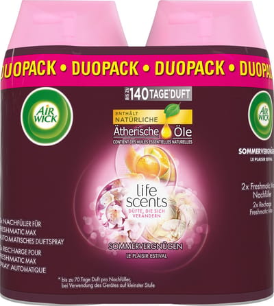 Air Wick - Luchtverfrisser - Navulling - Zalige Zomer - 250ml x 2