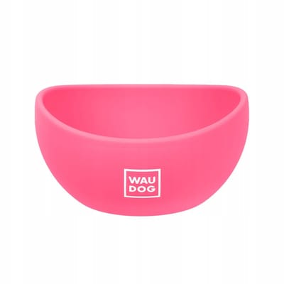WAUDOG Siliconen voerbak 250 ml - Roze, Opvouwbaar