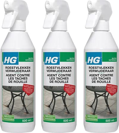 HG roestvlekkenverwijderaar - 3 stuks + Gratis KD spons