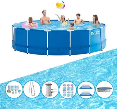 Intex Zwembad Metal Frame - Zwembadpakket - 457x122 cm