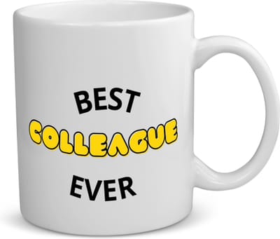 Akyol - best colleague ever koffiemok - theemok - Collega - iemand die een collega is - werk - beste collega - verjaardagscadeau - welkomscadeau - afscheidscadeau - gift - geschenk - kado - verrassing - 350 ML inhoud
