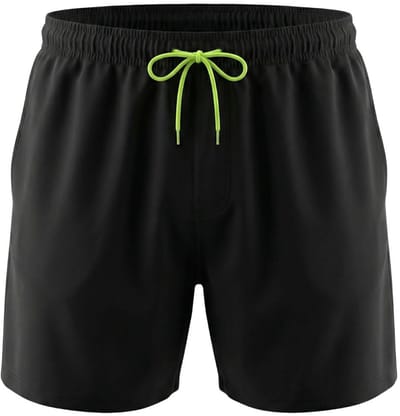 Newport Zwembroek Black - Maat 8XL - Zwemshort Heren Zwart - Swimwearclub