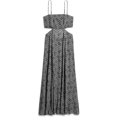 Superdry - Maxi-jurk met transparante achterkant - Dames - Jurken