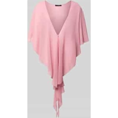 Stola van chiffon met knoopsluiting