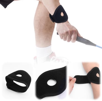 Dailygoods- Polsbeschermer Ulnaire Steunbeugel - Verstelbare Siliconen Beugel - Ademend Materiaal - Lichtgewicht - Voor Carpaletunnelsyndroom - 1 Stuk - Polssteun