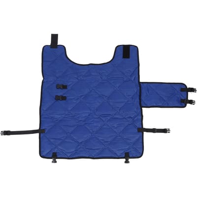 Couverture pour mollets en tissu Oxford épais, coupe-vent, imperméable, vêtements chauds d'hiver, manteau de protection pour mollets blue