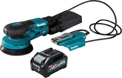 Makita BO 003 CGM1 Accuschuurmachine 40 V max. 125 mm 3,0 mm slag Borstelloos + 1x accu 4.0 Ah - zonder lader