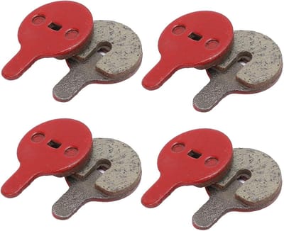 Schijfremblokken voor Fiets, 33.5x22.5x4mm - Hars Semi-Metalen Rem Pads voor Mountainbike en Elektrische Fiets