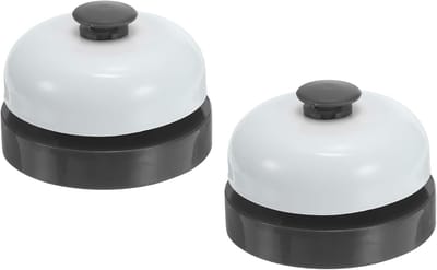 Service Bellen - Diensten Bel - Hulp Inroepen - Helder Geluid - 64 cm Diameter - Zwart/Wit