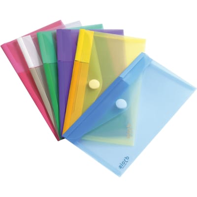 Enveloptas Djois Color Collection horizontaal 250x135mm assorti