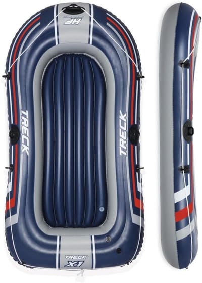 Opblaasbare Rubberboot voor 2 Personen - Stevige Dinghy voor Recreatie op het Water