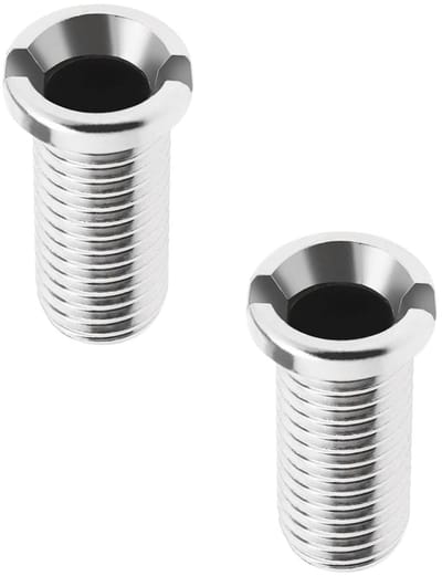 Allecto - Keukensink - M12 Hollow Screw - Roestvrijstalen kwaliteit - Zilver - Vervangingsschroeven - Geschikt voor de meeste spoelbakken
