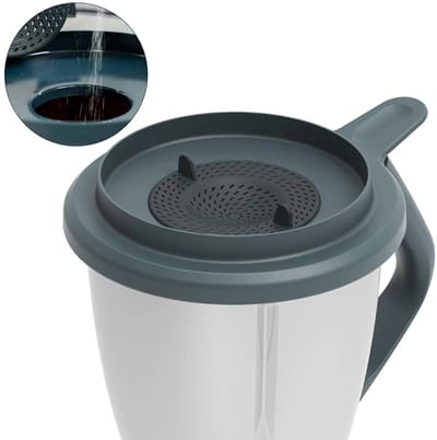 Twee spatbeschermers Geschikt voor Thermomix TM6 / TM5 / TM31, en siliconen spatbeschermers Geschikt voor Monsieur Cuisine Smart/MC Trend/MC Connect keukenmachines.