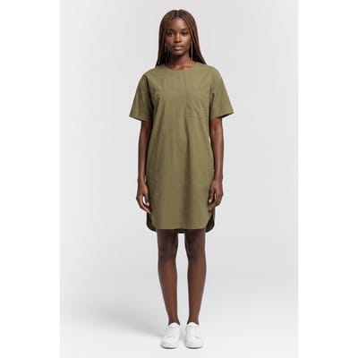 ARKET Fabo Dress Khaki Size: 32 | Shirt Dresses Outlet | Dames | Bruin