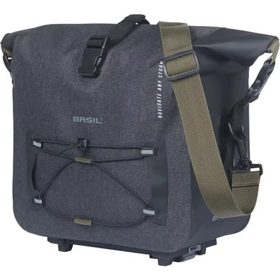 Basil Navigator Storm - Bagagedragertas MIK - 13L - Zwart - 100% waterdicht