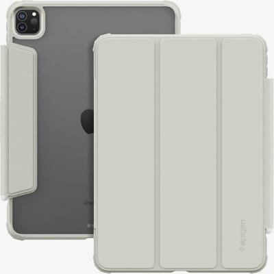 Spigen AirSkin Pro Hoes Geschikt voor iPad Pro 11 (2022/2021/2020/2018) - Book Case met Standaard - Sleep/Wake Functie - Grijs