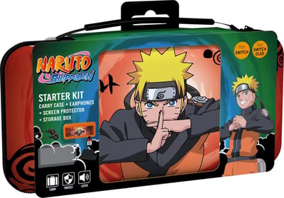Konix Naruto Shipuden Starter Kit - Miscellaneous Bag - Nintendo Switch