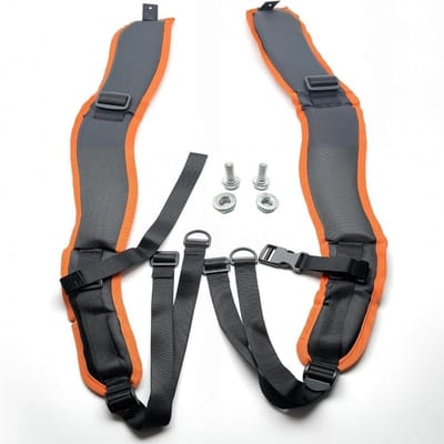 Schouderriem Set - Draagsysteem Bladblazer - Ergonomisch Werken - Verstelbare Pasvorm - 1 Set - Zwart