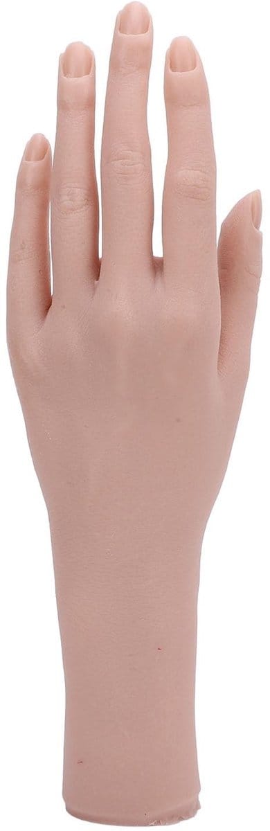 Dailygoods- Handmodel Realistisch - Siliconen Vrouwelijk Handmodel - Buigbaar - Herbruikbaar - Display Hand - Oefenen met Nail Art - Mannequin