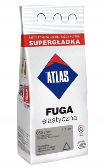 Atlas Fuga Ceramisch - Flexibele Voeg - Grijs - 3 kg - UV-bestendig