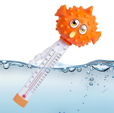 Zwembad Thermometer - Drijvende Meter - Water Temperatuur - Speels Diervormig - 255 cm - Oranje