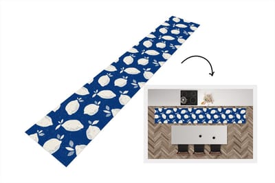 Keukenloper - Loper keuken - Design - Citroen - Fruit - 300x50 cm - Keukenloper vinyl